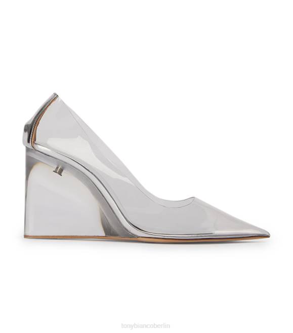 Pumps | de Tony Bianco Frauen Dolly-Heels klares Vinylit/Silber 4624334